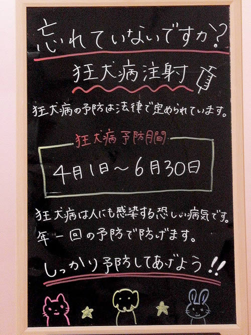 今月の掲示板