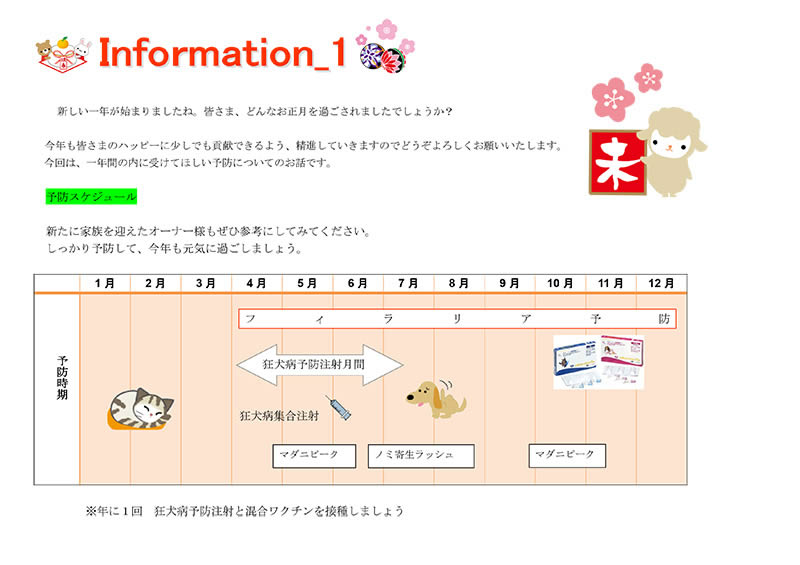 今月の掲示板