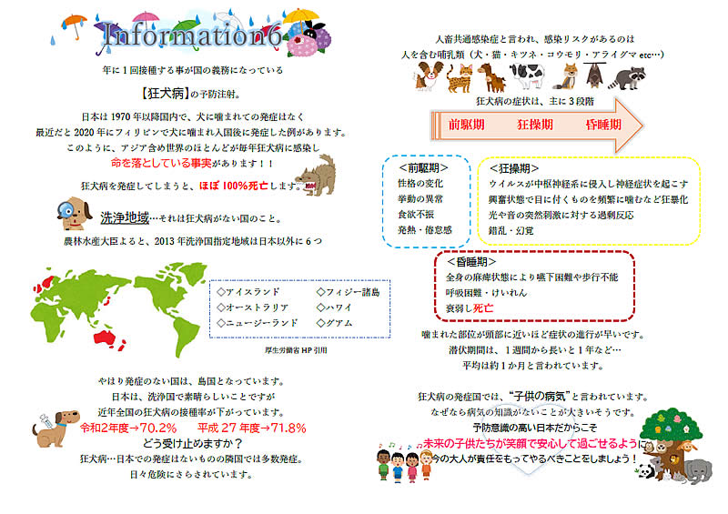 今月のインフォメーション